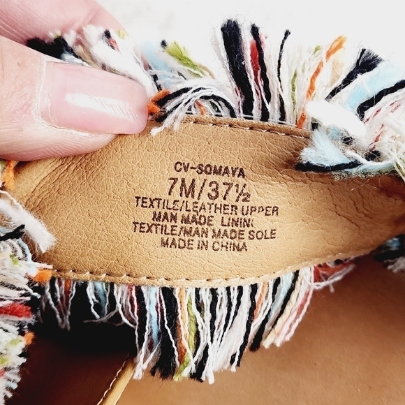 Crown Vintage Somaya Sandal Bohemian Style Large Maximized Chrystal's Size: 7 - Picture 10 of 11